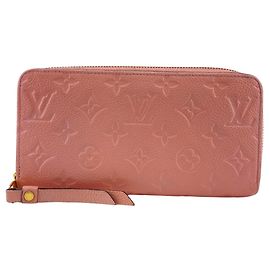 Louis Vuitton Pink Long Wallet Pink