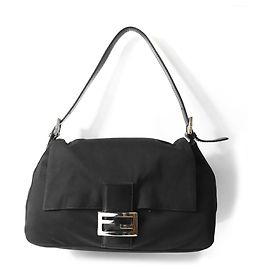 Borsa a Spalla Fendi Mamma Bucket Nero