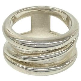 Tiffany & Co Tiffany Vintage Diagonal Band Ring Silber