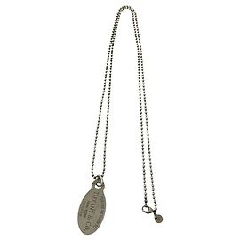 Tiffany & Co Collana a catena ovale Tiffany Return Argento