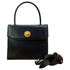 Céline Bolsa 2way de couro Celine Preto