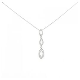 Tiffany & Co Tiffany Swing Platin-Halskette Silber