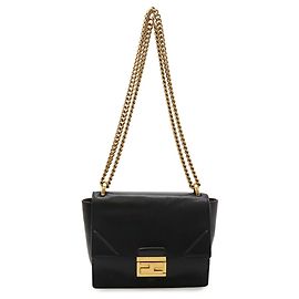 Borsa a Spalla Fendi Can You Chain Nero