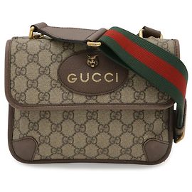 Petit sac à main Gucci Neo GG Supreme Marron Rouge Beige Vert Jaune