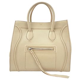 Céline Borsa Celine Luggage Nano Shopper - Beige Beige