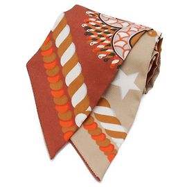 Hermès Écharpe Twilly HERMES Multicolore