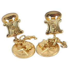 Céline Celine Triomphe Swing Ohrringe Golden