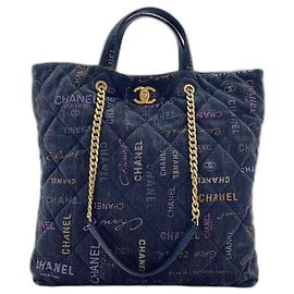 Borsa Chanel 2-Way Maxi Multi-color Multicolore