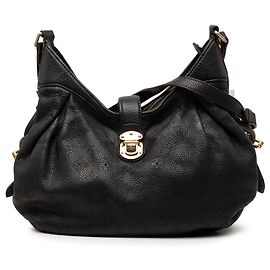 Louis Vuitton Black Monogram Mahina XS Schwarz