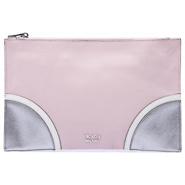 Pochette Saffiano tricolore rose Prada Rose