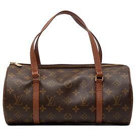 Louis Vuitton Marrom Monogram Papillon 30 Marrom