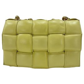 Borsa a Spalla The Chain Cassette Bottega Veneta Giallo