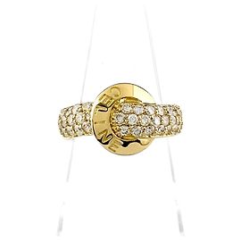Céline Celine Melee Diamond Band Ring in Yellow Gold Golden