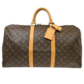 Louis Vuitton Keepall Monogram Canvas 50 Marron