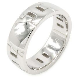 Hermès Hermes Hercules Ring aus 18K Weißgold Silber