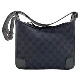 Borsa a tracolla nera Gucci Nero
