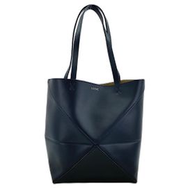 Bolsa Puzzlefold Loewe preta Preto