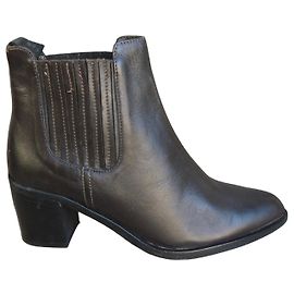 Autre Marque Fabio Rusconi Brown Leather Ankle Boots Brown