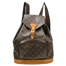 Louis Vuitton Vintage Montsouris Monogram Canvas GM Marrom