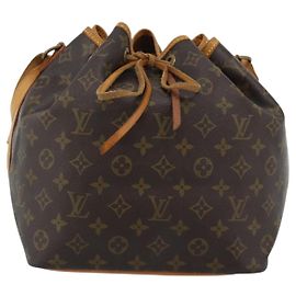 Louis Vuitton Petit Noe Monogram Canvas Marrom