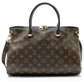Borsa Pallas in Tela Monogram Louis Vuitton Nero