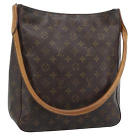 Louis Vuitton Monogram Looping Monogram Canvas GM Marrom