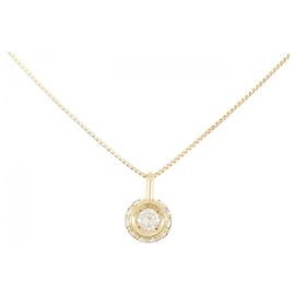 Autre Marque Collier en diamant Au750 Doré