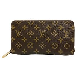 Cartera larga Zippy Organizer Louis Vuitton Castaño