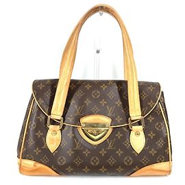 Louis Vuitton Monogram Beverly GM Tote Bag Braun