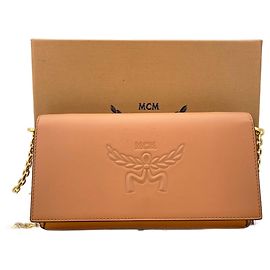 Bolsa de Ombro MCM Marrom Marrom