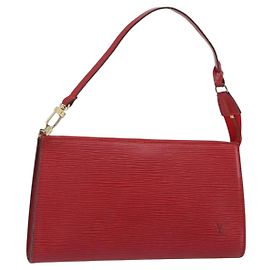 Louis Vuitton Pochette Accessoires Epi Medium Rouge
