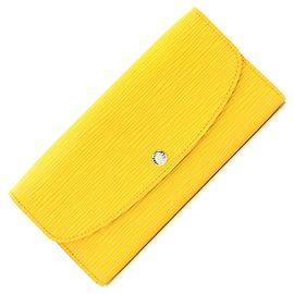 Louis Vuitton Epi Leather Bi-fold Long Wallet Other Yellow
