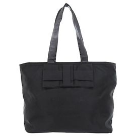 Prada Black Nylon Tote Bag Black