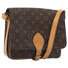 Louis Vuitton Cartouchiere Monogram Canvas GM Marron