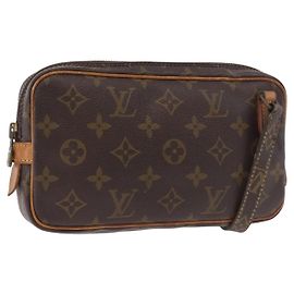 Louis Vuitton Pochette Marly Bandouliere Monogram Canvas medium Brown