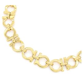 Colar Salvatore Ferragamo Gancini Dourado