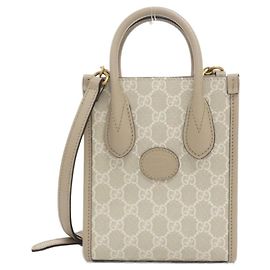 Gucci 671623 UULBT Handbag White Beige