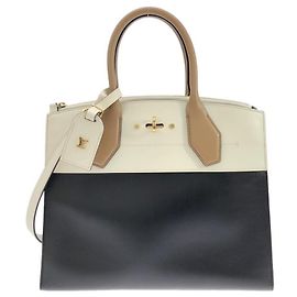 Louis Vuitton City Steamer MM Handbag Black