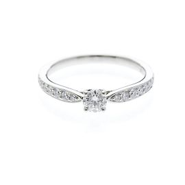 Tiffany & Co Tiffany Harmony Half Diamond Ring Silvery