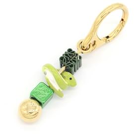Porte-clés Loewe Doré Vert