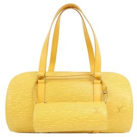 Louis Vuitton Epi Soufflot M52229 Handbag Yellow