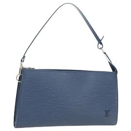 Louis Vuitton Pochette Accessoires NM Epi Leather Blu
