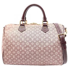 Bolsa Louis Vuitton Speedy Bandoulière 30 Monogram Idylle Marrom Cru Bordeaux