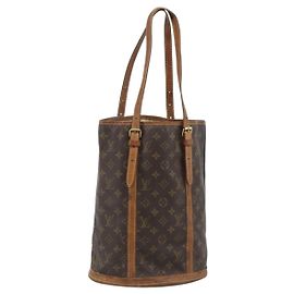 LOUIS VUITTON Bolsa de Ombro Monogram Bucket GM M42236 LV Auth 190162 Monograma