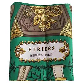Hermès Grünes Quadrat Grün