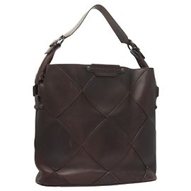 Salvatore Ferragamo Couro Vintage Marrom