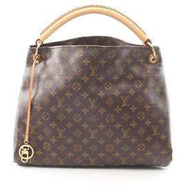 Borsa a Spalla Louis Vuitton Artsy MM Marrone Monogramma