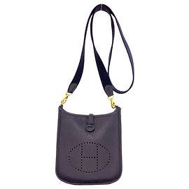 Hermès Borsa a tracolla Hermes Evelyne TPM Blu navy