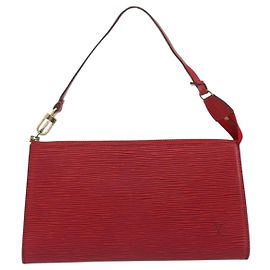 Louis Vuitton Pochette Accessoires Epi Medium Rouge