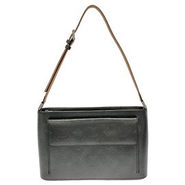 Borsa a tracolla Louis Vuitton Monogram Matte Alston M55122 Nero